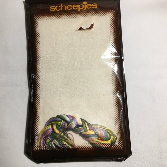 Scheepjeswol Cross Stitch Kit 4541 Wild Flowers Floral Picture Wallhanging - Picture 2 of 3